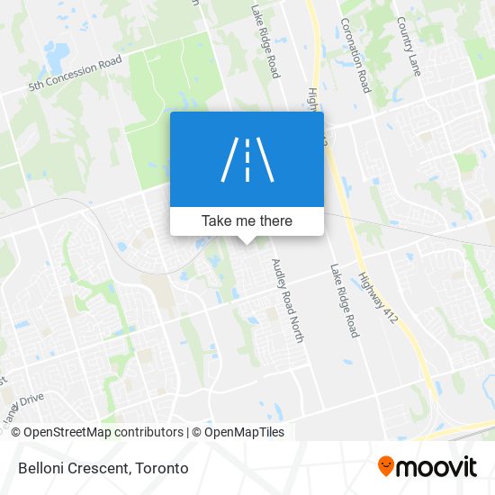Belloni Crescent map