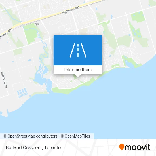 Bolland Crescent map