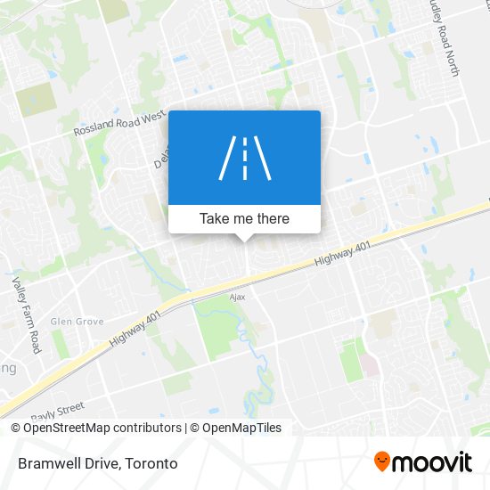 Bramwell Drive map