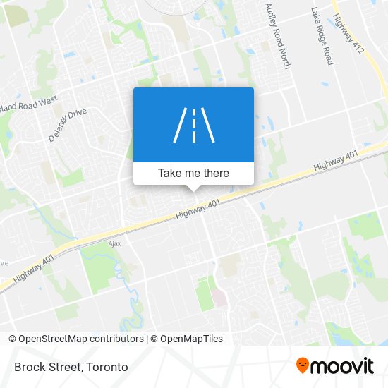 Brock Street map