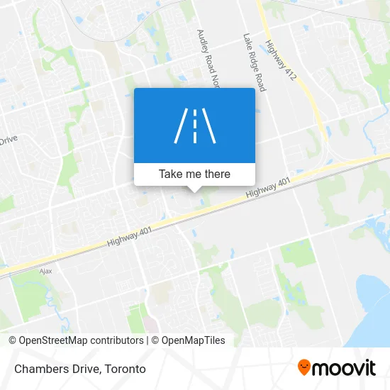 Chambers Drive map