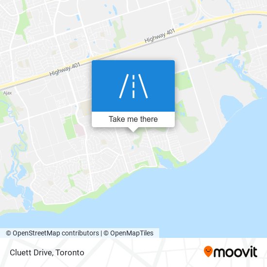 Cluett Drive map