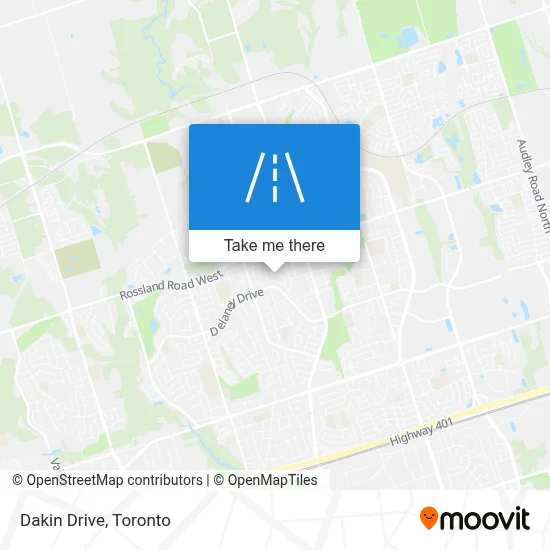 Dakin Drive map