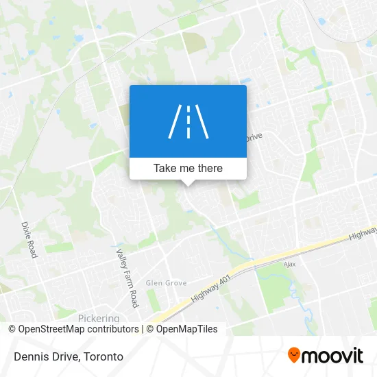 Dennis Drive map