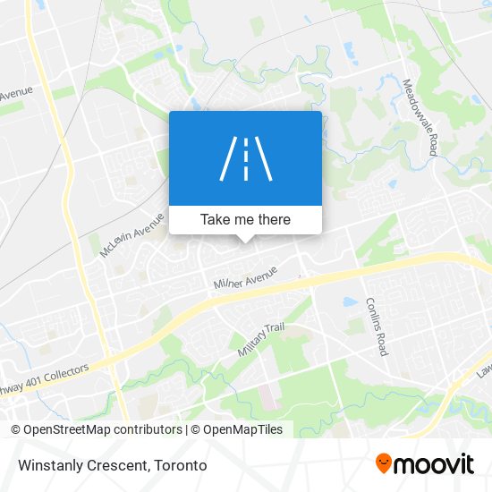 Winstanly Crescent map