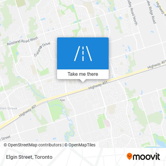 Elgin Street map