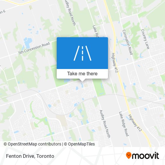 Fenton Drive map