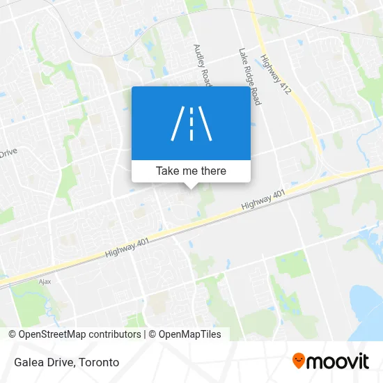 Galea Drive map