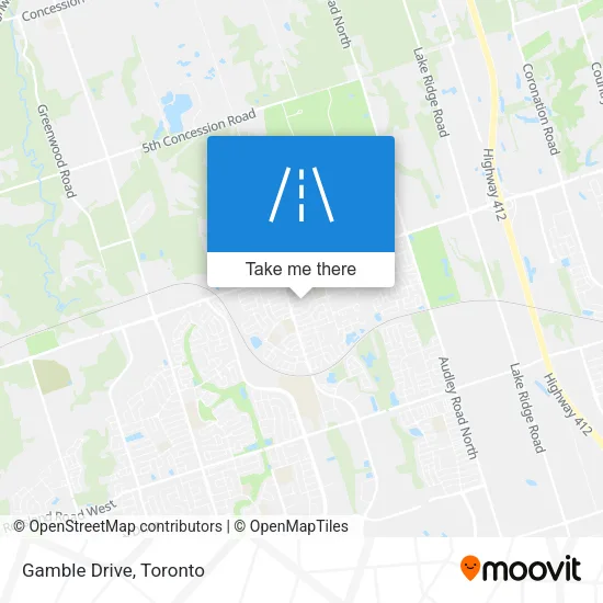 Gamble Drive plan