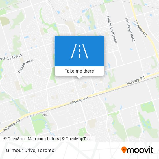 Gilmour Drive map