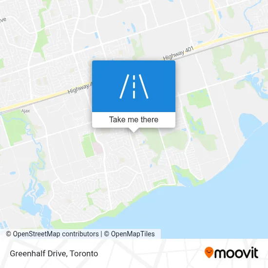 Greenhalf Drive map