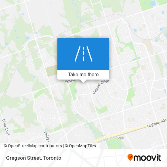 Gregson Street map