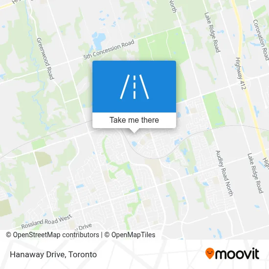 Hanaway Drive map