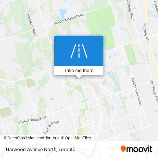 Harwood Avenue North map