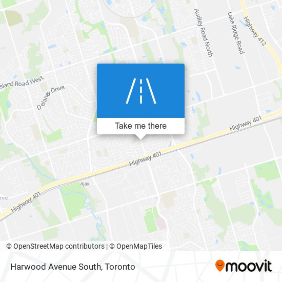 Harwood Avenue South map