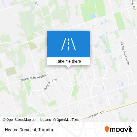 Hearne Crescent map