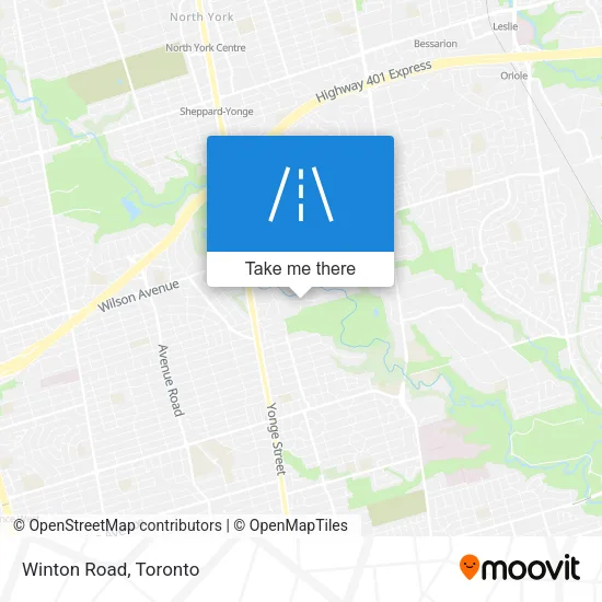 Winton Road map