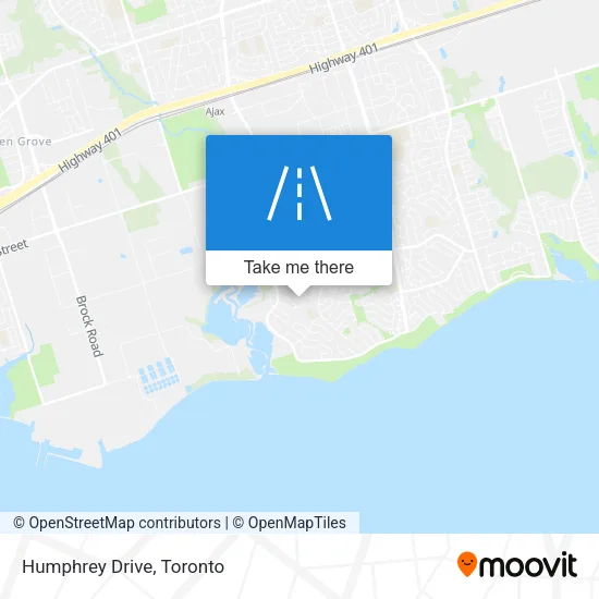 Humphrey Drive map