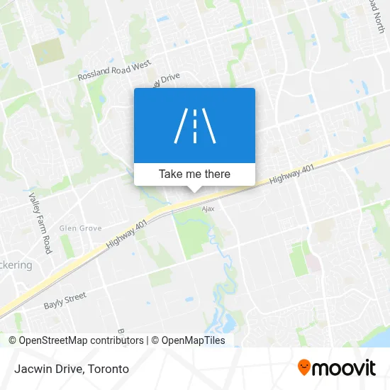Jacwin Drive map