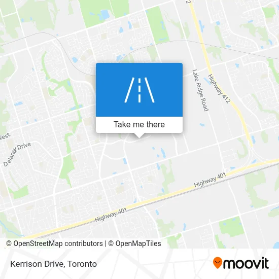 Kerrison Drive map