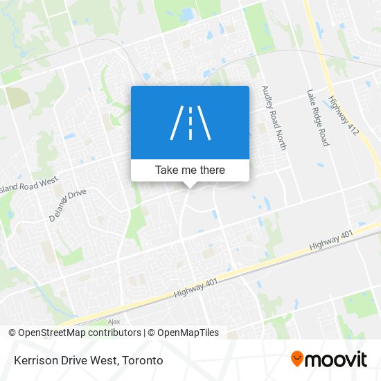 Kerrison Drive West map