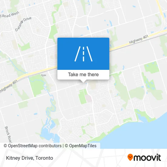 Kitney Drive map