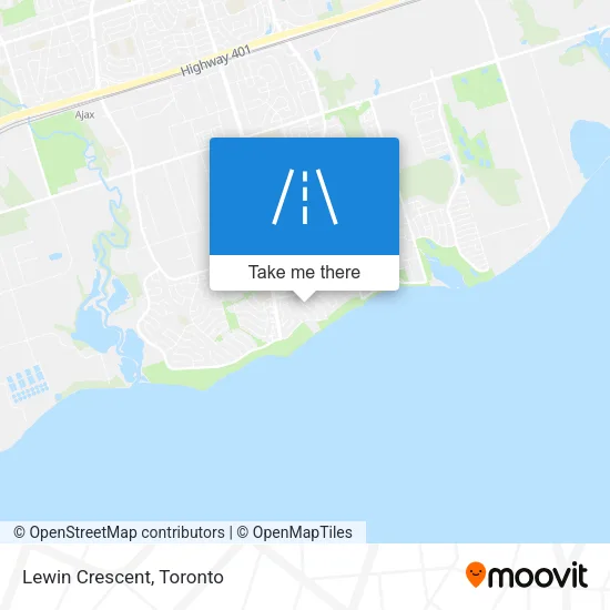 Lewin Crescent map