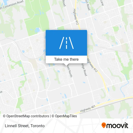 Linnell Street map