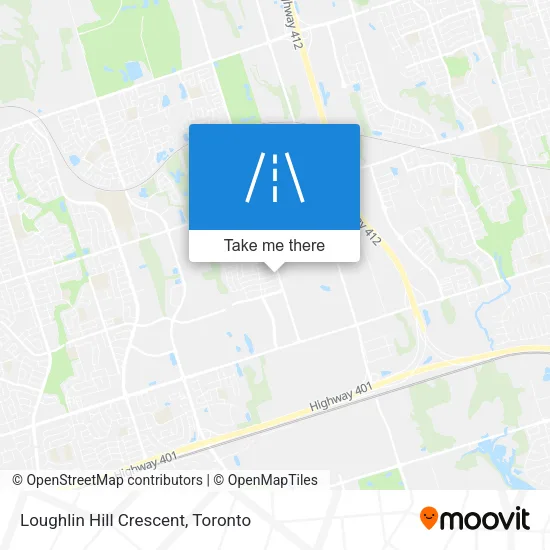 Loughlin Hill Crescent map