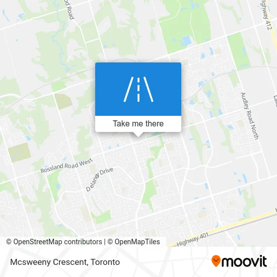 Mcsweeny Crescent map