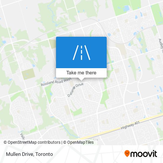 Mullen Drive map