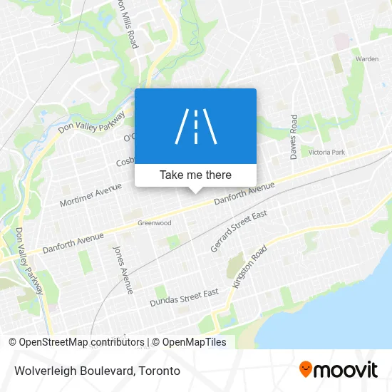 Wolverleigh Boulevard map
