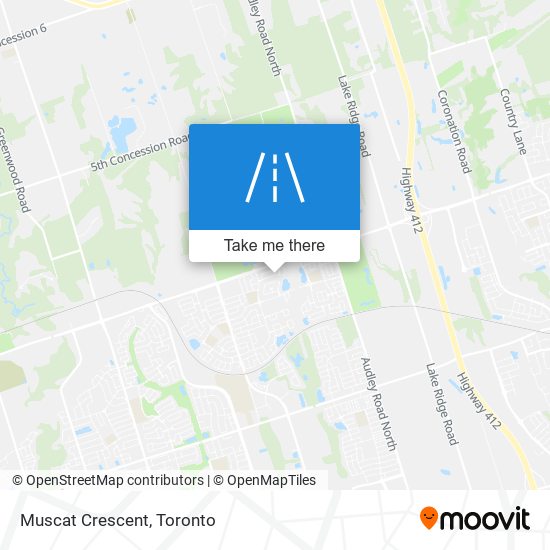 Muscat Crescent map