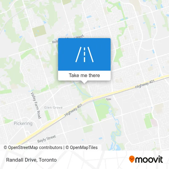 Randall Drive map