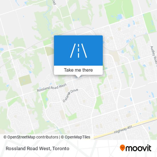 Rossland Road West map