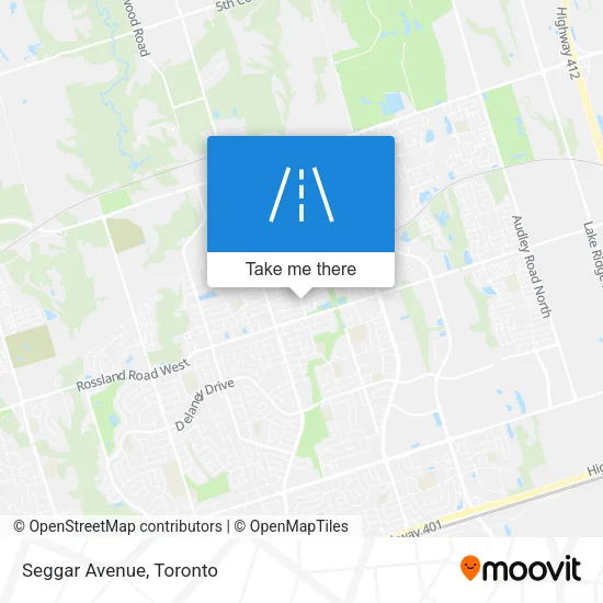 Seggar Avenue map