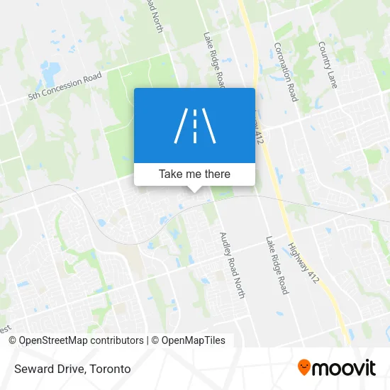 Seward Drive map