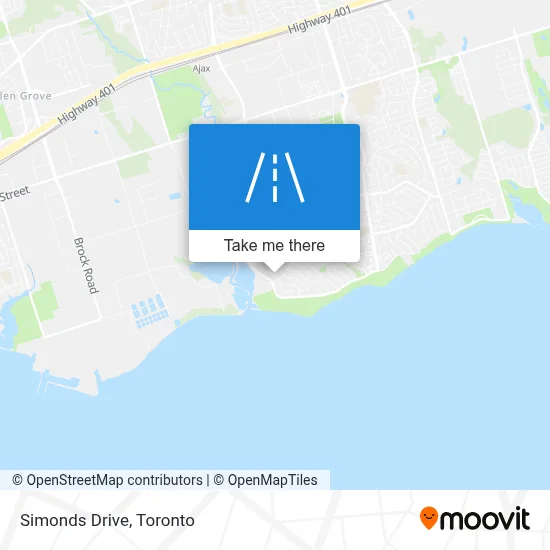 Simonds Drive map