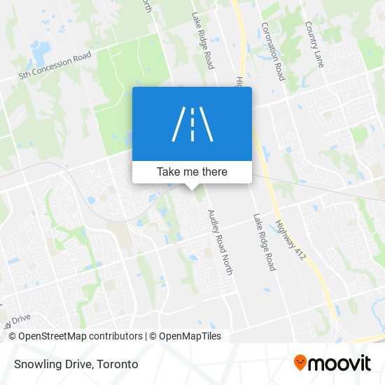 Snowling Drive map