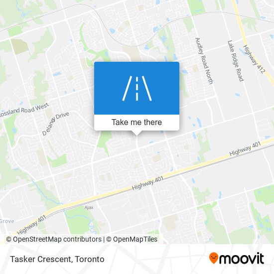 Tasker Crescent map