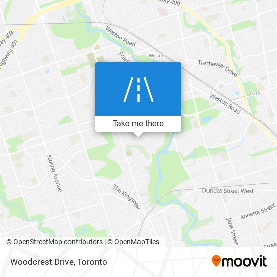 Woodcrest Drive map