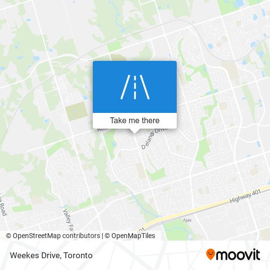 Weekes Drive map