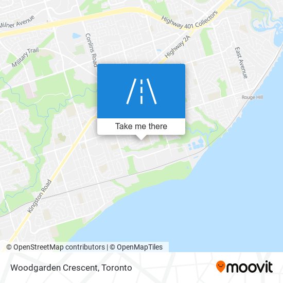 Woodgarden Crescent map