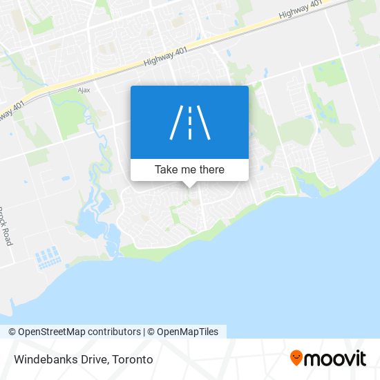 Windebanks Drive map