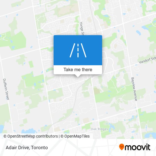 Adair Drive map