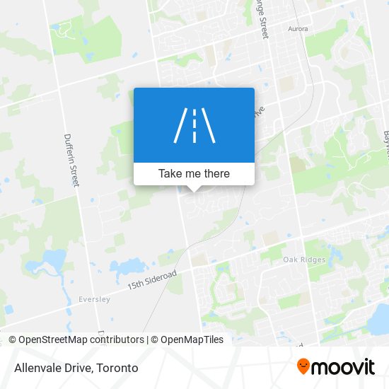 Allenvale Drive map