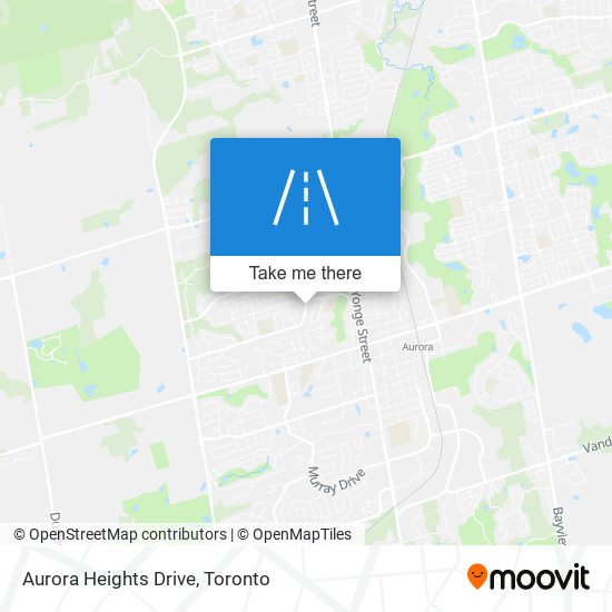 Aurora Heights Drive map