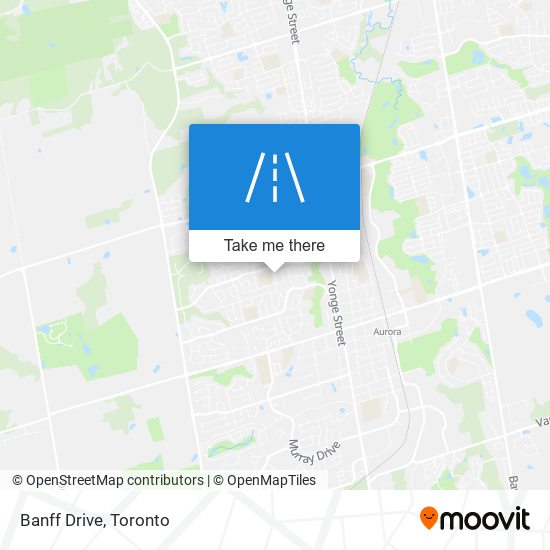 Banff Drive map