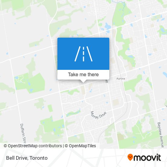 Bell Drive map