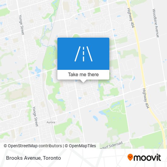 Brooks Avenue map